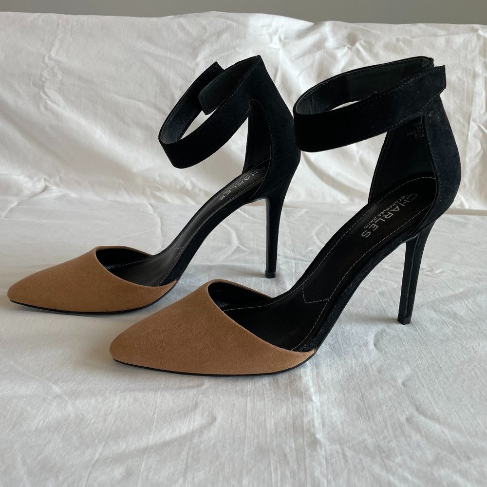 Charles by Charles David Ankle Strap Pumps 8 1/2